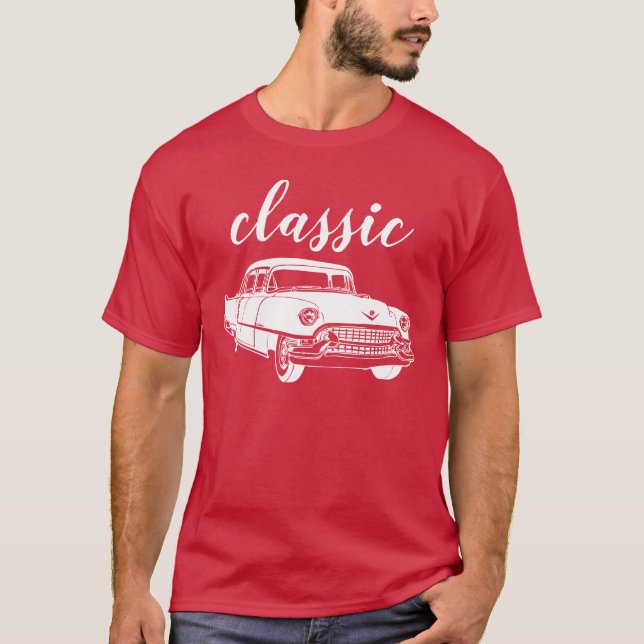 Vintages Automobil | Klassisches Auto T-Shirt (Vorderseite)