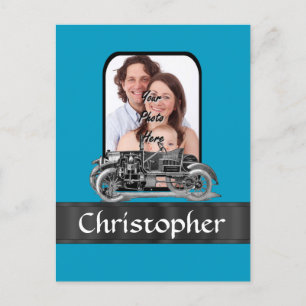 Vintages Automobil Postkarte