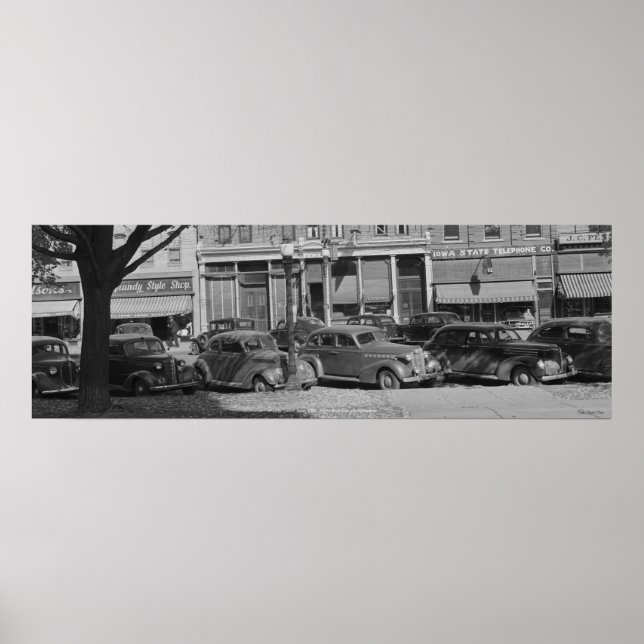 Vintages Automobilposter Poster (Vorne)