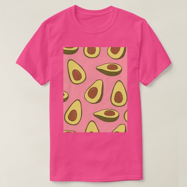 Vintages Avocadomuster T-Shirt (Design vorne)