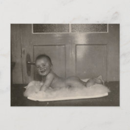 Vintages Baby Postkarte