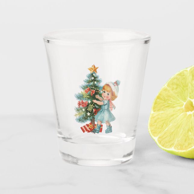 Vintages Baby Schnapsglas (Vorderseite)