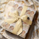 Vintages Baby's First Christmas & Santa Geschenkpapier<br><div class="desc">In diesem Jahr wackeln Sie Ihre Geschenke im wunderbaren Retro-Design eines Weihnachtsmanns,  der ein süßes Kind hält.</div>
