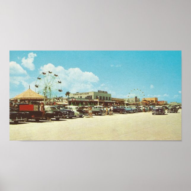 Vintages Badehaus, Jacksonville, Florida Poster (Vorne)