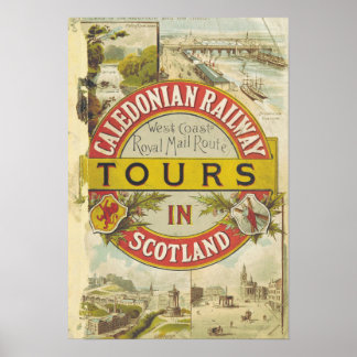 Vintages Bahnplakat Poster