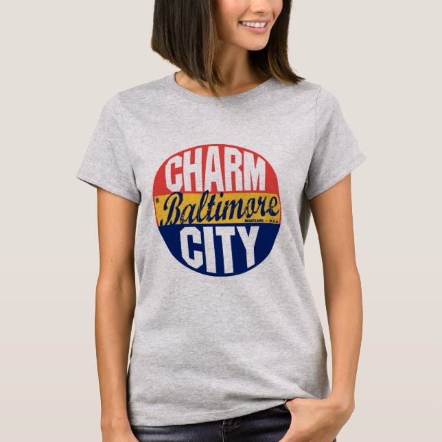 Vintages Baltimore-Label T-Shirt (Vorderseite)