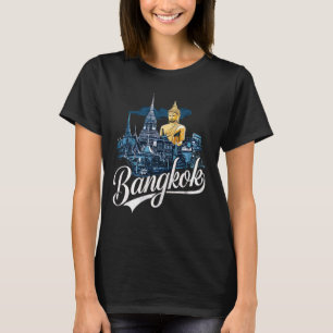 Vintages Bangkok City Thailand Asien Kultur Souven T-Shirt