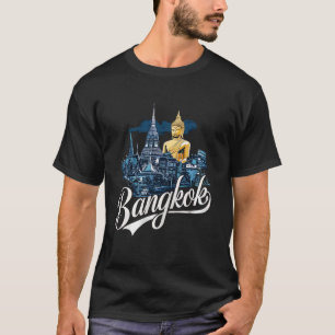 Vintages Bangkok City Thailand Asien Kultur Souven T-Shirt