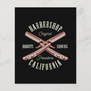 Vintages Barbershop-Logo Flyer