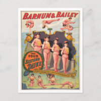 Vintages Barnum & Bailey Circus Poster für Deikes