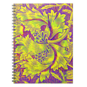 Vintages Barockmuster - Farbblatt Notizblock