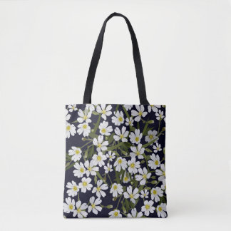 Vintages, barusloses Blumenmuster mit weißem Feld