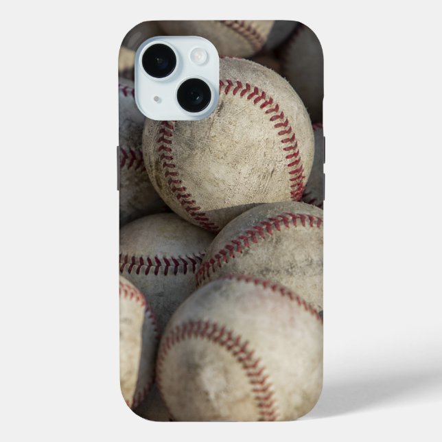 Vintages Baseball-Nah-up Case-Mate iPhone Hülle (Rückseite)