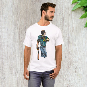 Vintages Baseball Player Retro Sports Artwork T-Shirt