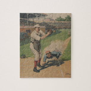 Vintages Baseball-Puzzlespiel Puzzle