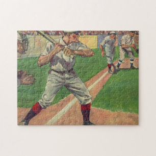 Vintages Baseball-Spiel (1909) Puzzle
