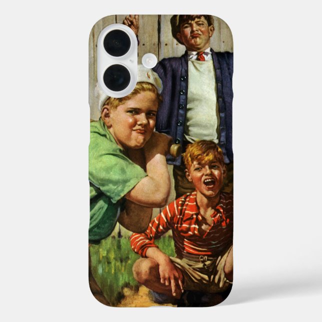 Vintages Baseball-Spiel, Kinderspielplatz Case-Mate iPhone Hülle (Rückseite)