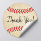 Vintages Baseball-Thema Sport All Star Vielen Dank Runder Aufkleber (Von Creator hochgeladen)