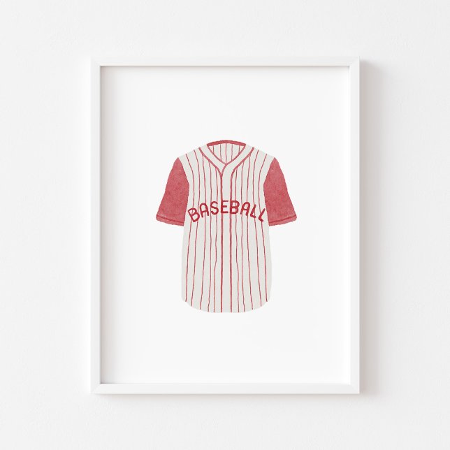 Vintages Baseball-Uniform-Poster Poster (Von Creator hochgeladen)