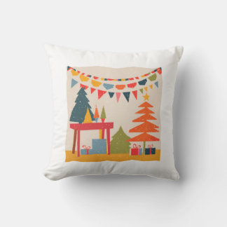 Vintages Baumkissen Kissen