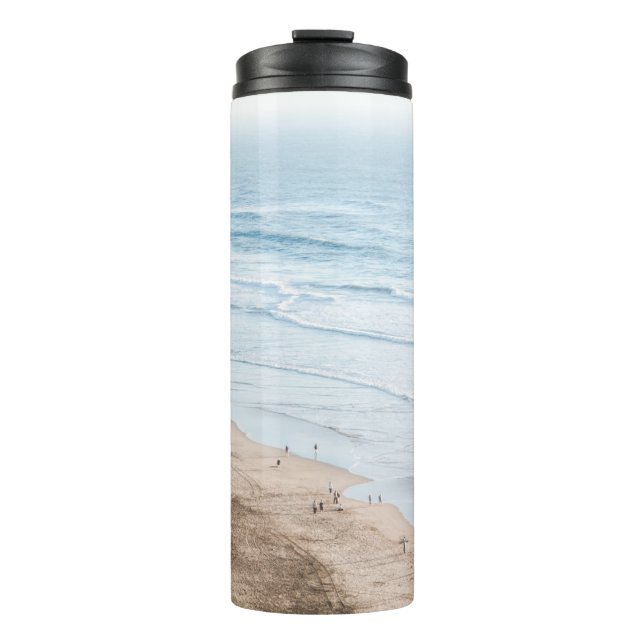 VINTAGES BEACH-FOTO THERMOSBECHER (Vorderseite)
