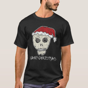 Vintages Beängstigendes Weihnachtsbild Anti-Design T-Shirt