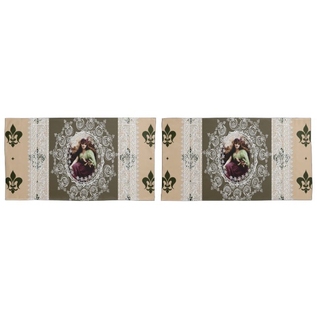 Vintages Bedding Design4u Kissenbezug (Vorderseite-Set)