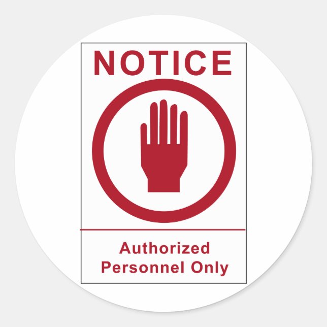 Vintages Beglaubigungsschreiben Runder Aufkleber (Vorderseite)