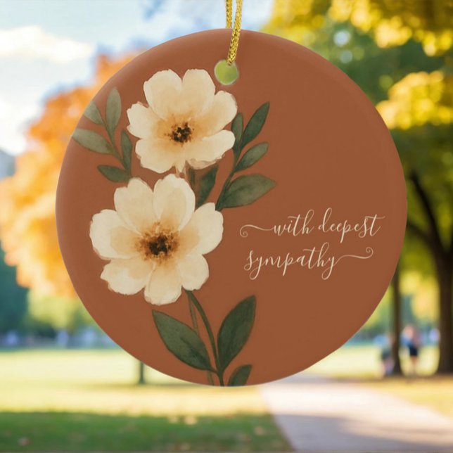 Vintages Beileid Keramik Ornament (Von Creator hochgeladen)