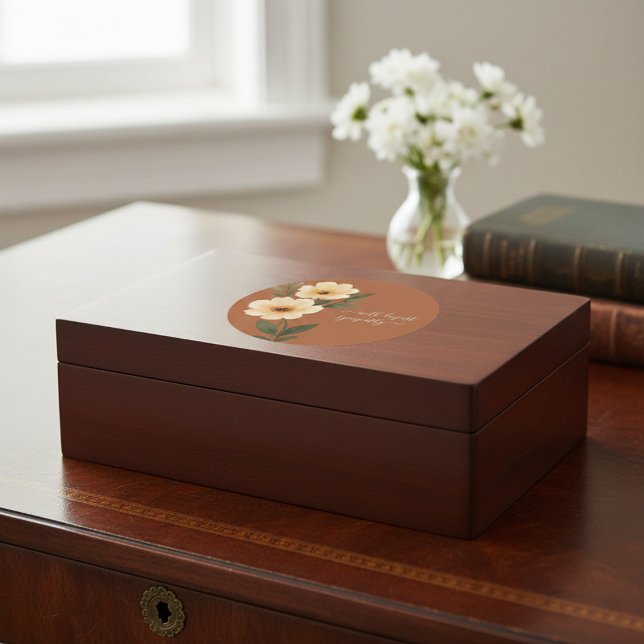 Vintages Beileid Runder Aufkleber (Von Creator hochgeladen)