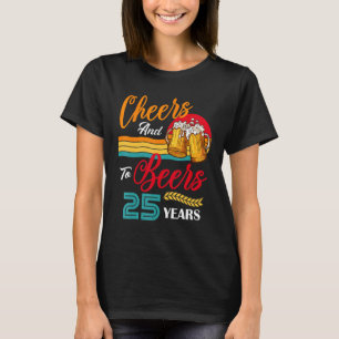 Vintages Beileid und Bier für meinen 25-jährigen T T-Shirt