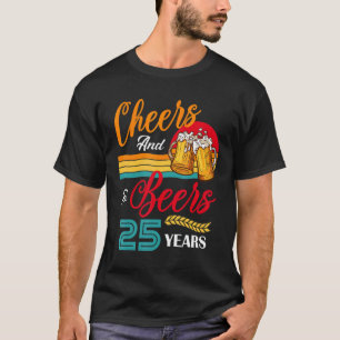 Vintages Beileid und Bier für meinen 25-jährigen T T-Shirt