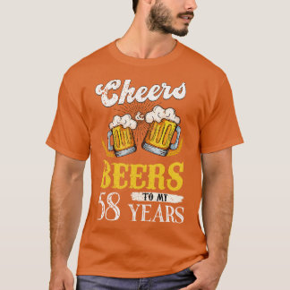 Vintages Beileid und Bier für meinen 58-jährigen G T-Shirt