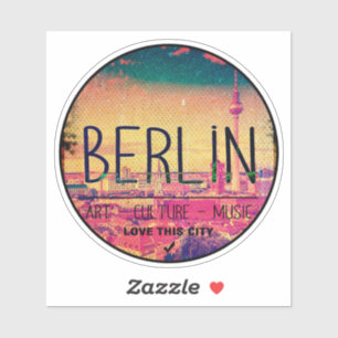 Vintages Berlin Aufkleber