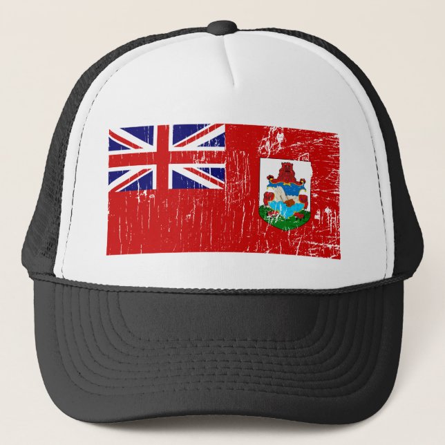 Vintages Bermuda Truckerkappe (Vorderseite)