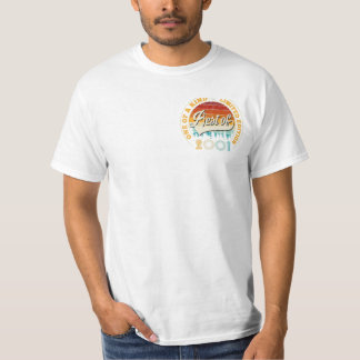 Vintages Beste von 2001 22. Geburtstagsgeschenk T-Shirt