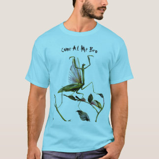 Vintages Beten von Mantis in verteidigungspolitisc T-Shirt