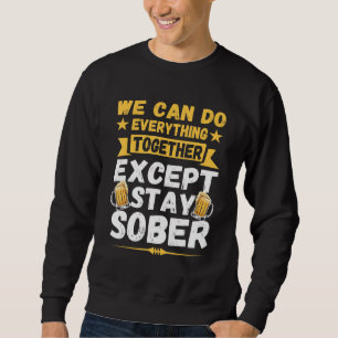 Vintages Betrunkenes Angebot für Männer, die die T Sweatshirt