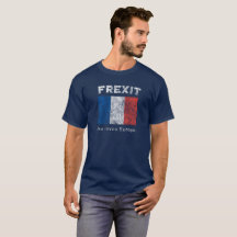 Vintages beunruhigtes FREXIT Au Revoir Europa
