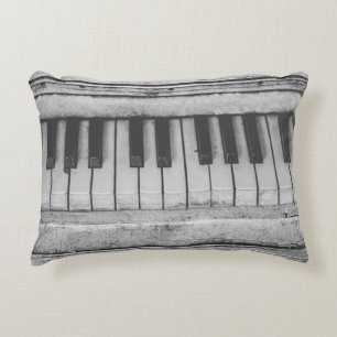 Vintages beunruhigtes Klavier-Tastatur-Kissen Dekokissen