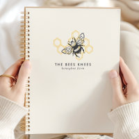 Vintages Bienenlogo Rustic Honeybeeper