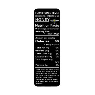 Vintages Bienenschwarz-2020-Nährstoffkennzeichen