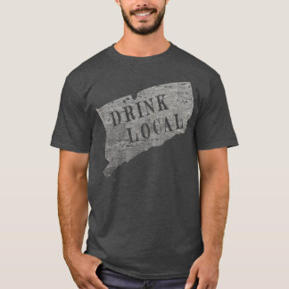 Vintages Bier aus der Region trinken Connecticut T-Shirt