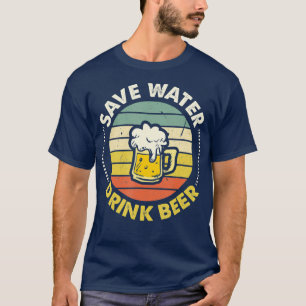 Vintages Bier Gerettet Trinkwasser Bier T-Shirt