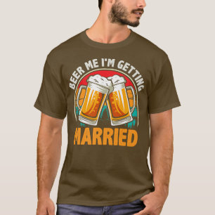 Vintages Bier Ich werde heiraten Groom Bachelo T-Shirt