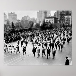 Vintages Bier-Verbot, Wir Wollte Bier-Verbot Poster