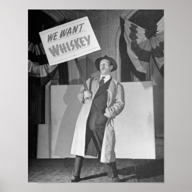 Vintages Bier, Vintag 1930, Bar art Poster (Vorne)