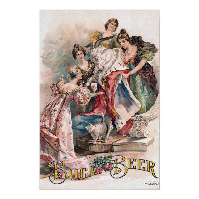 Vintages Bier-Werbeplakat Poster (Vorderseite)
