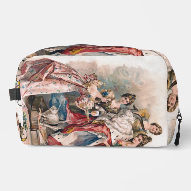 Vintages Bier-Werbeplakat Waschbeutel (Vorderseite)