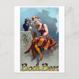 Vintages Bierposter Postkarte